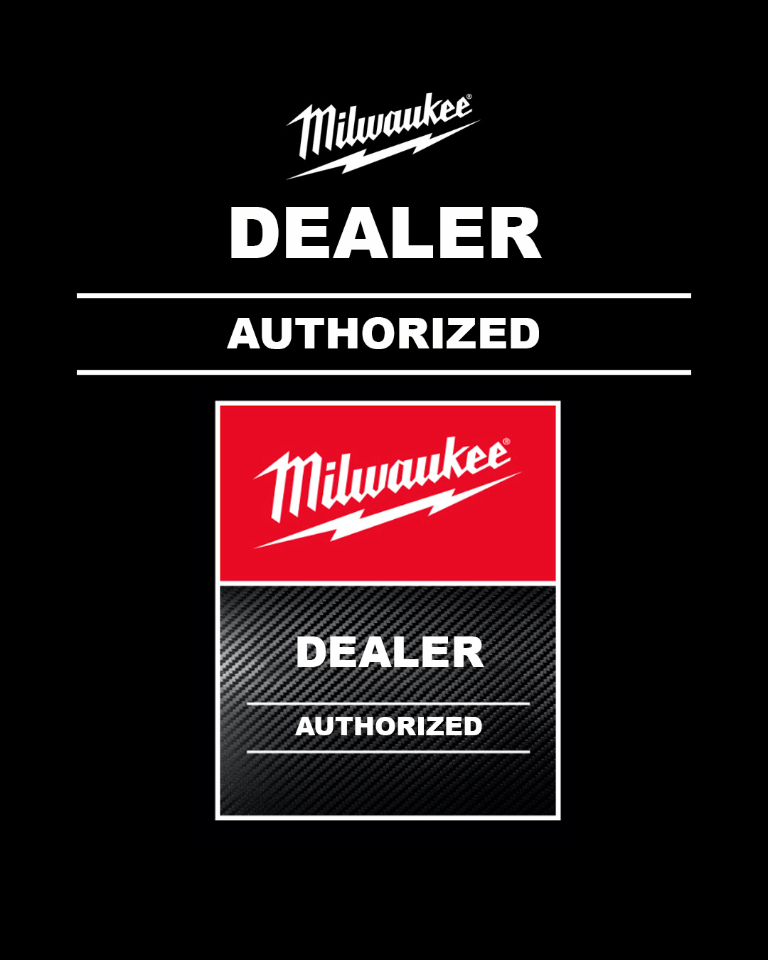 Milwaukee - Authorized dealer